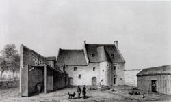 Manoir de Limolou - gravure de 1858